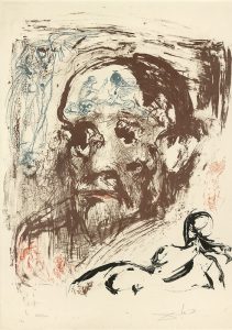 Retrato de Sigmund Freud por Salvador Dali